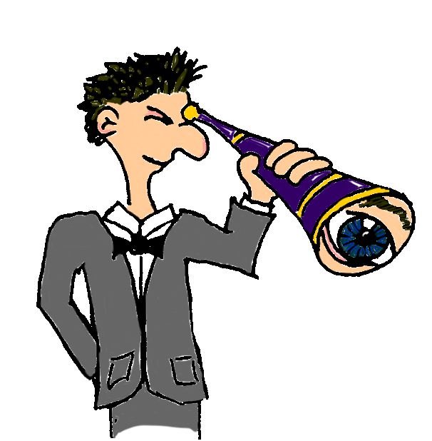 der Spion sieht alles